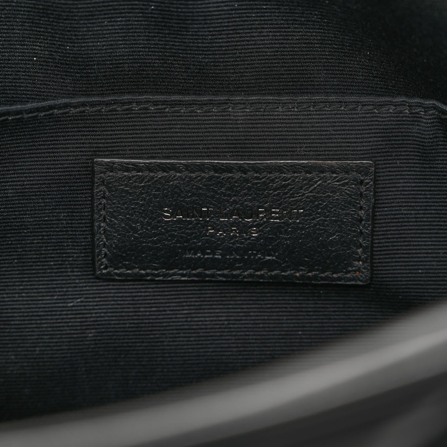 Saint Laurent Calfskin Matelasse Monogram Lou Camera Bag Black 6 of 10