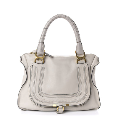 Chloe Calfskin Medium Marcie Satchel Dove 1 of 9
