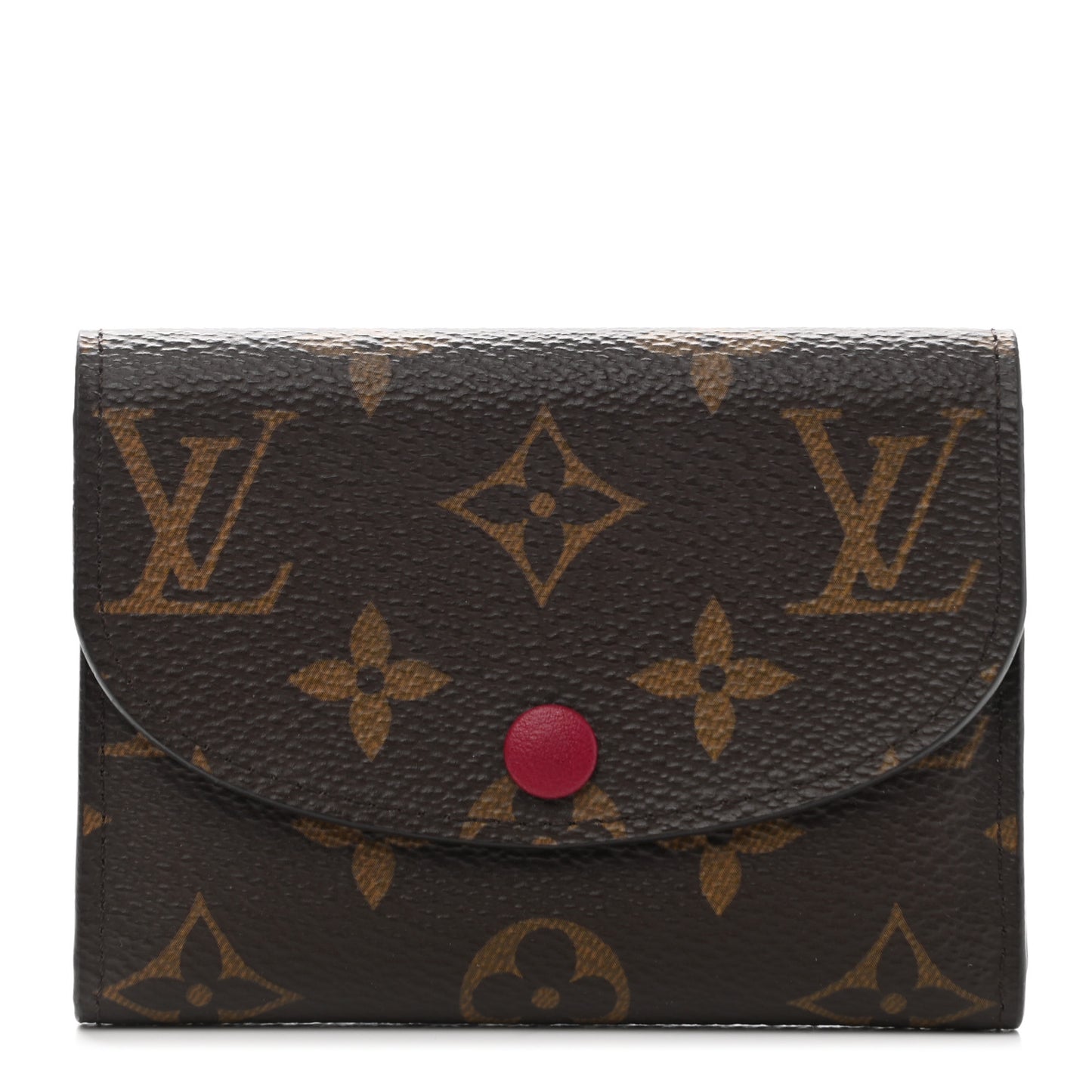 Monogram Rosalie Coin Purse Fuchsia