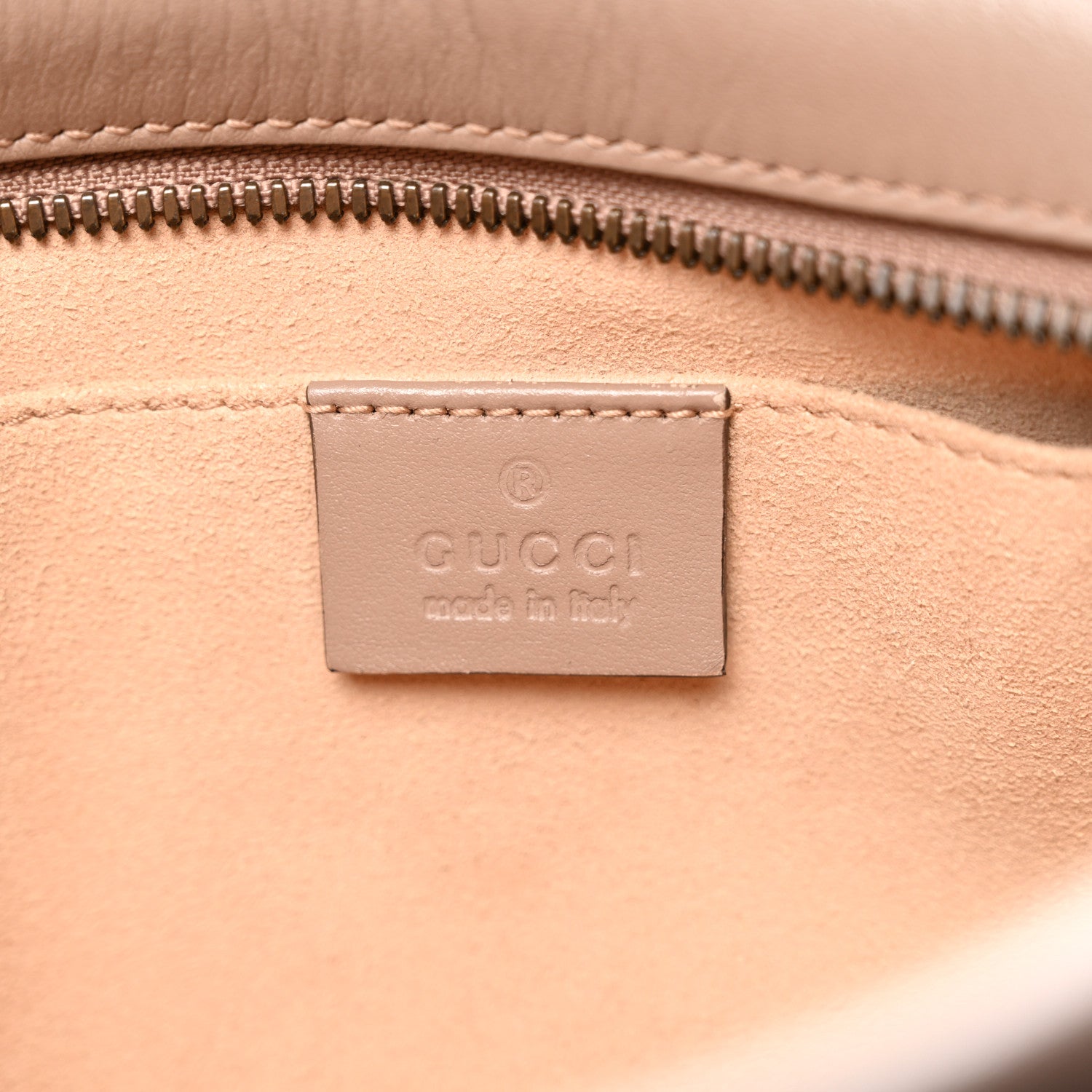 Gucci Calfskin Matelasse Small GG Marmont Chain Shoulder Bag Porcelain Rose 6 of 11