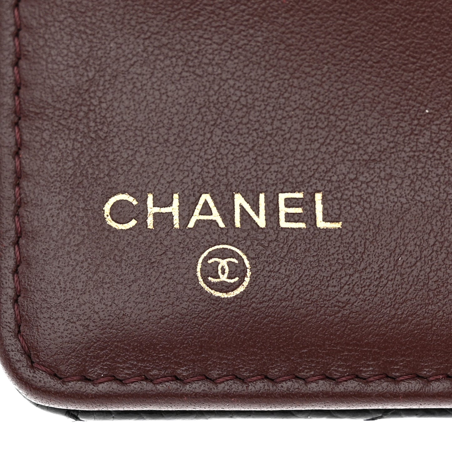 Caviar Quilted Yen Wallet Black