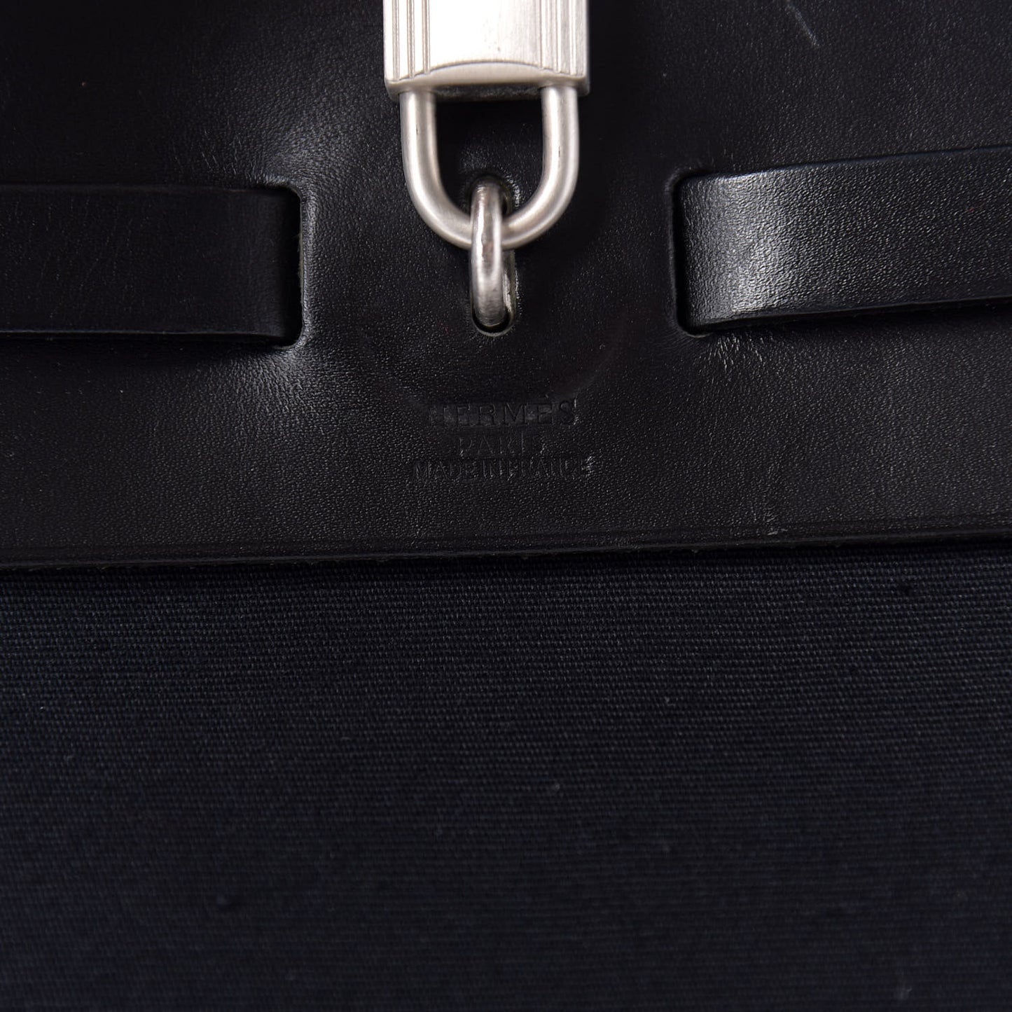 Toile Vache Calfskin Herbag 39 MM Black
