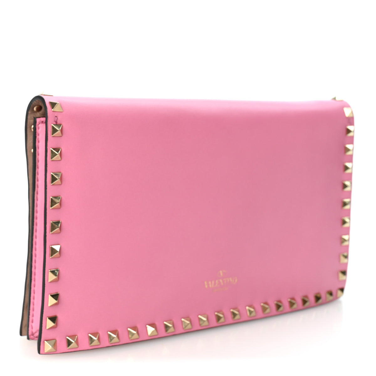 Valentino Garavani Nappa Rockstud Wristlet Clutch Ninphea 5 of 22