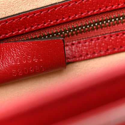 Gucci GG Supreme Monogram Small Queen Margaret Top Handle Bag Red 7 of 16