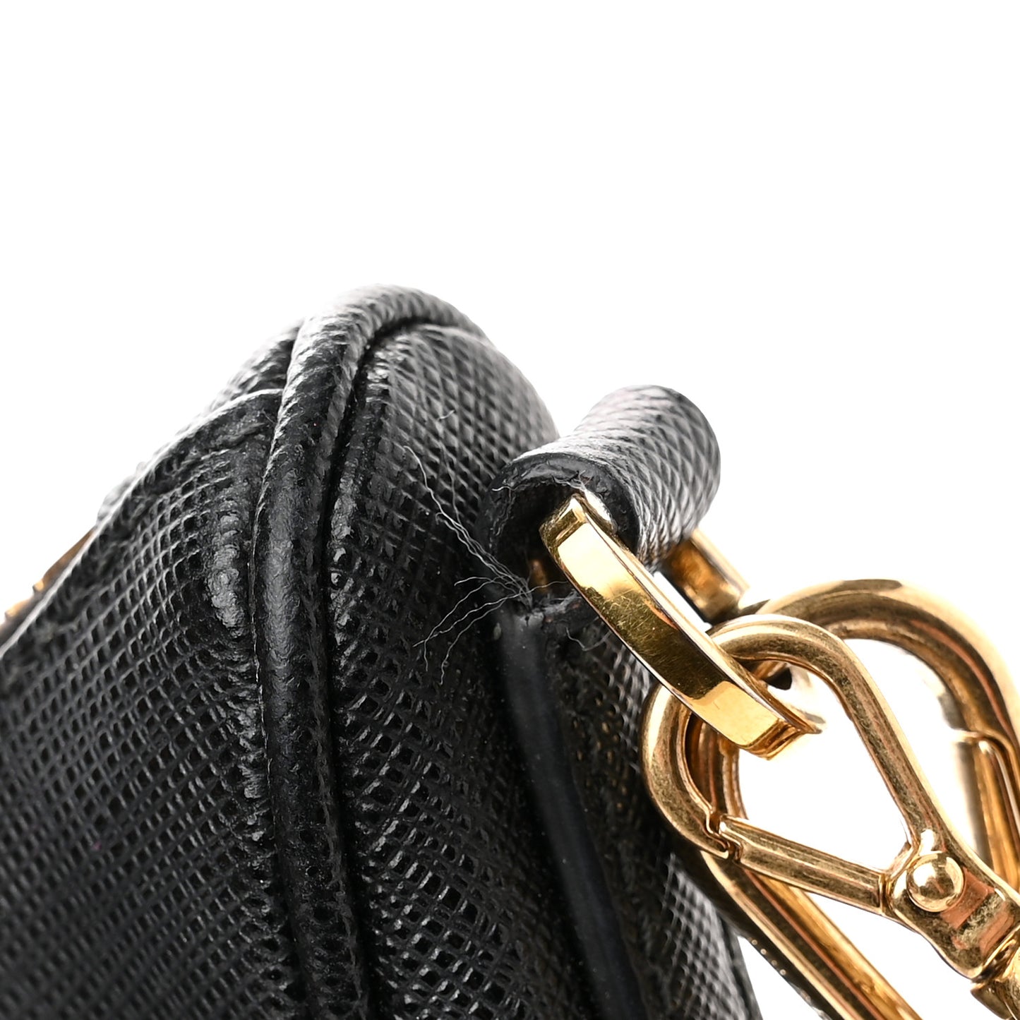 Saffiano Lux Re-Edition 2005 Shoulder Bag Black