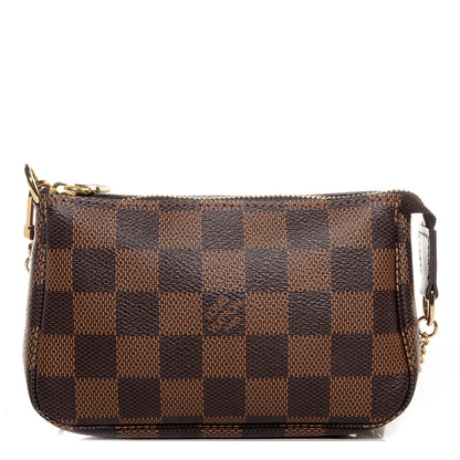 Louis Vuitton Damier Ebene Mini Pochette Accessories 1 of 8