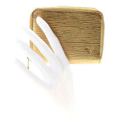 Louis Vuitton Epi Zippy Coin Purse Gold 2 of 6