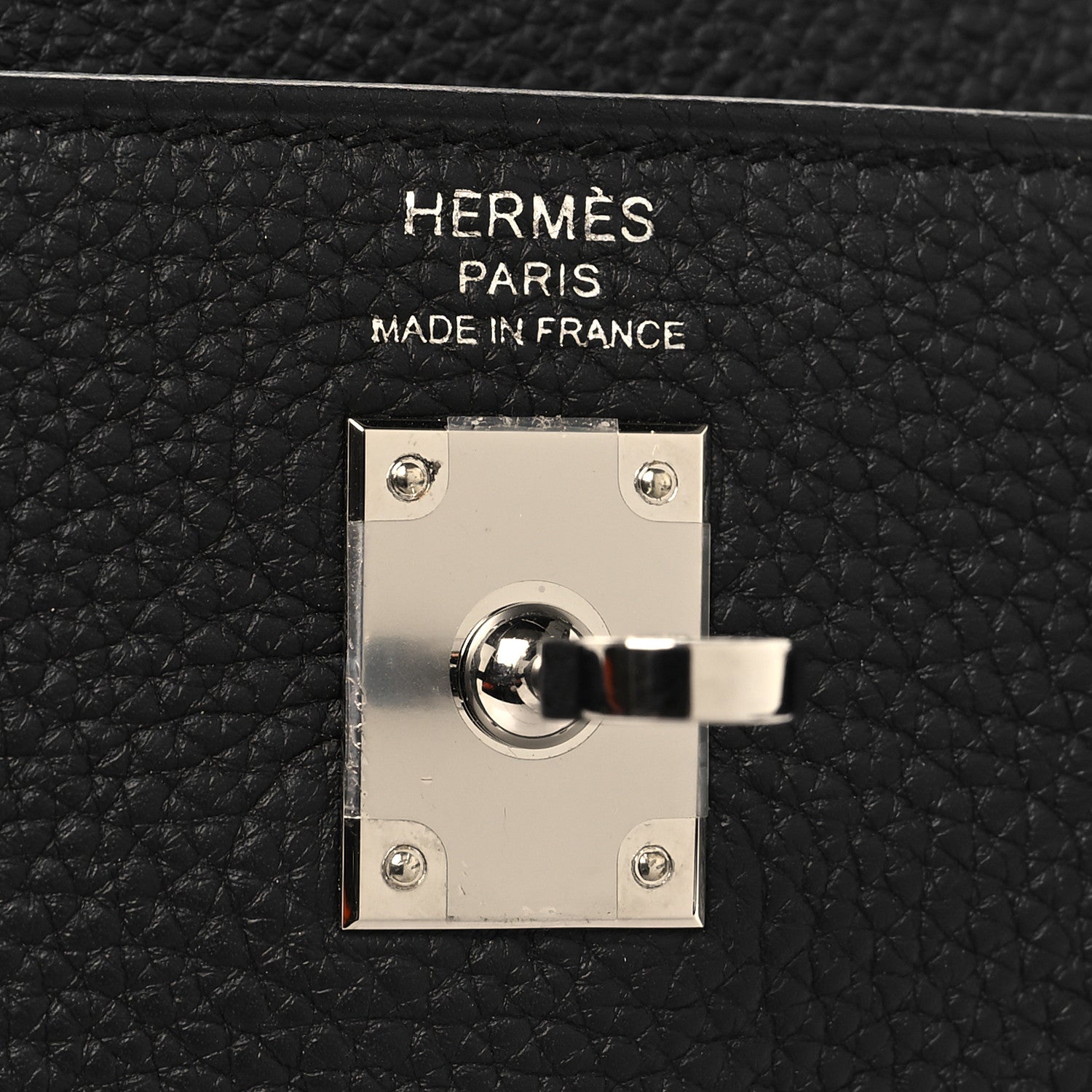 Hermes Togo Kelly Retourne 25 Black 6 of 11