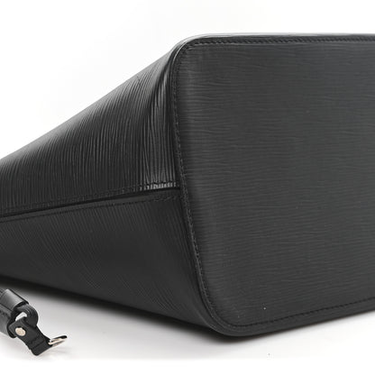 Louis Vuitton Epi Neverfull MM Black 7 of 8