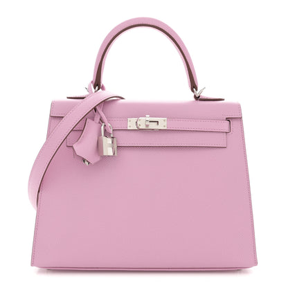 Hermes Epsom Kelly Sellier 25 Mauve Sylvestre 1 of 11