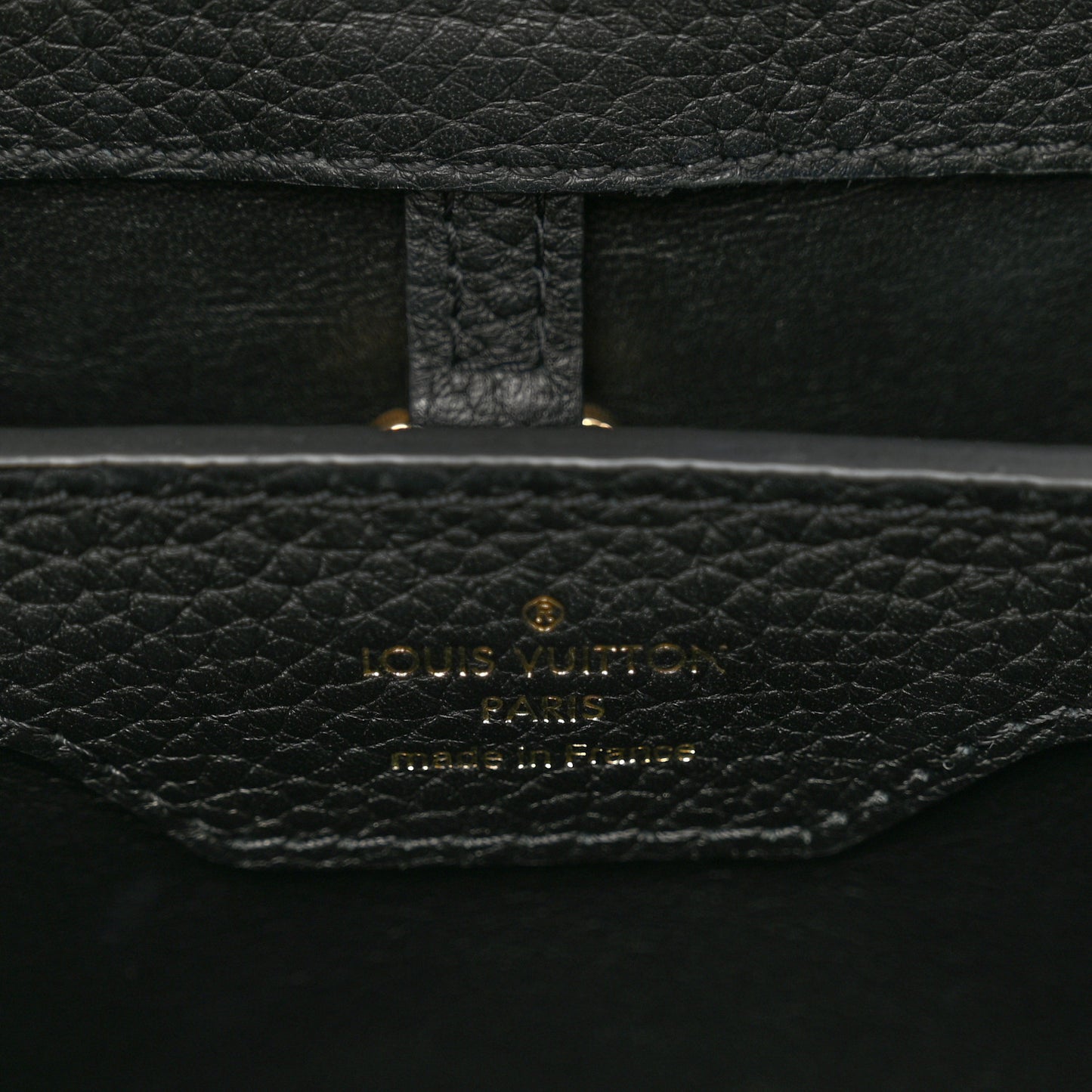 Taurillon Capucines MM Black Blue White