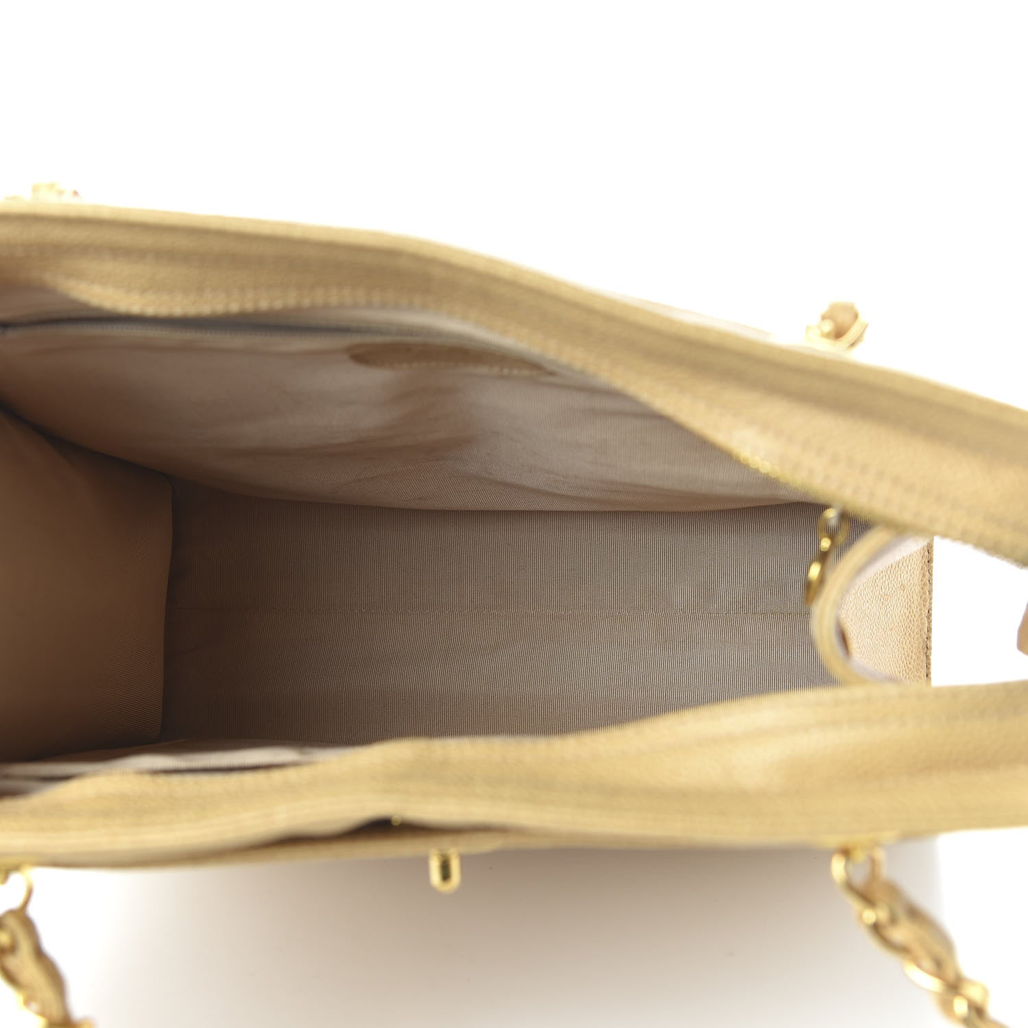 Chanel Caviar Shoulder Bag Beige 5 of 11