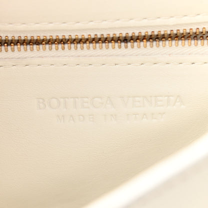 Bottega Veneta Grained Calfskin Maxi Intrecciato Cassette Crossbody Bag White 6 of 10