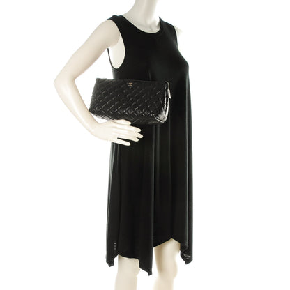 Chanel Caviar Quilted Cosmetic Case Black 2 of 8