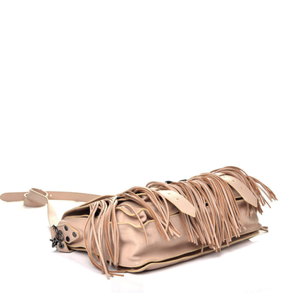 Proenza Schouler Lambskin Fringe Medium PS1 Satchel Nude 5 of 10