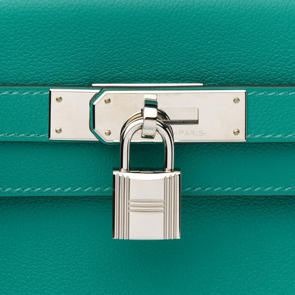 Hermes Evercolor Verso Kelly Retourne 32 Vert Verone Bleu Du Nord 8 of 11
