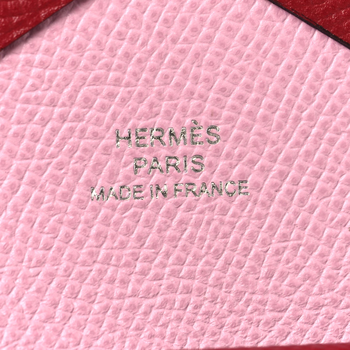 Epsom Verso Calvi Duo Card Case Rouge Grenat Mauve Sylvestre
