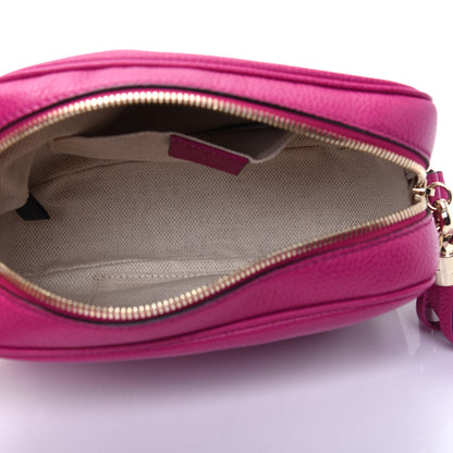 Gucci Cellarius Calfskin Small Soho Disco Bag Bright Bouganville 5 of 14
