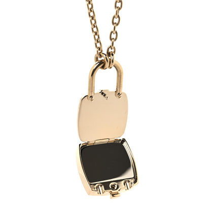 Chanel Pearl Resin Crystal CC No 5 Eyeshadow Pendant Necklace Multicolor 4 of 5