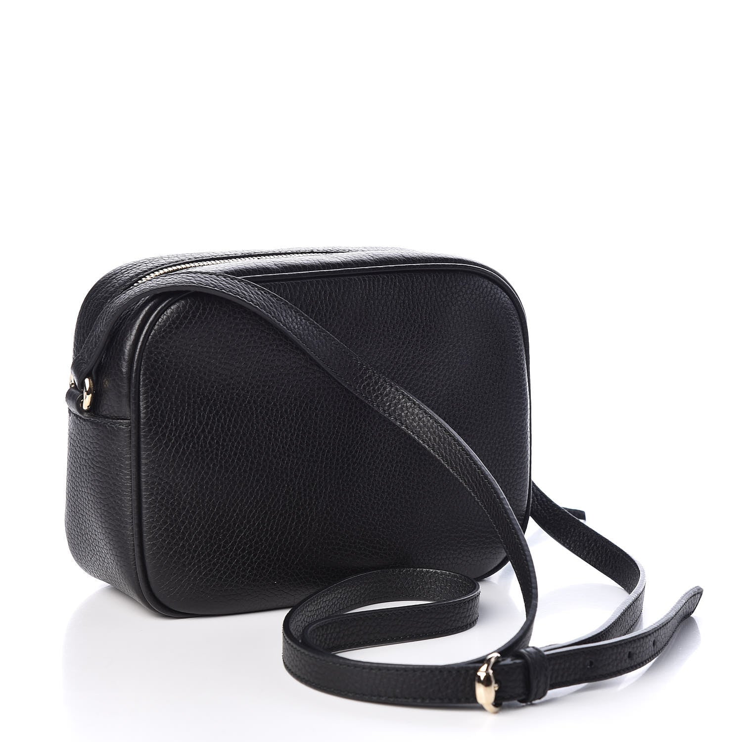 Gucci Pebbled Calfskin Small Soho Disco Bag Black 3 of 9
