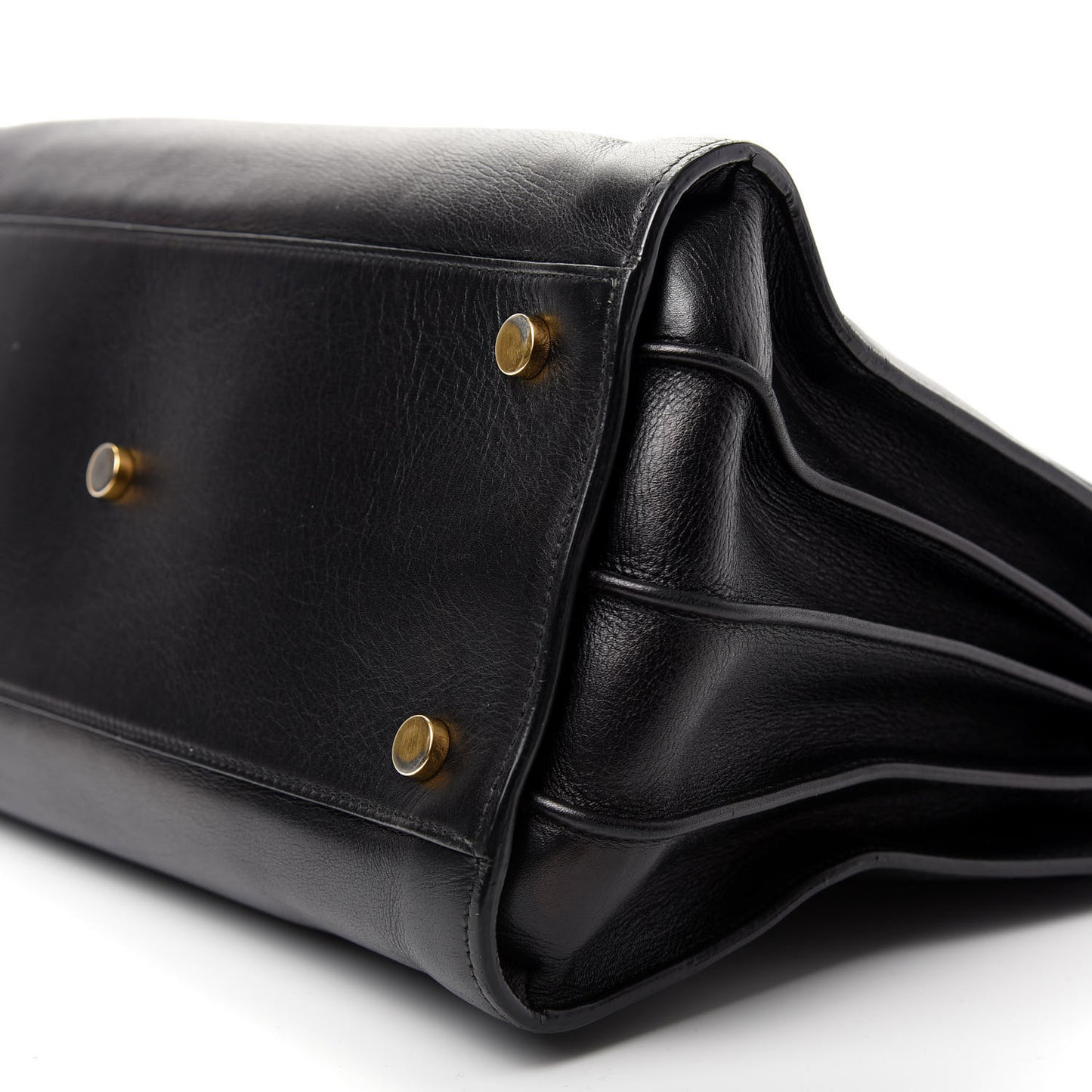 Calfskin Small Sac De Jour Black