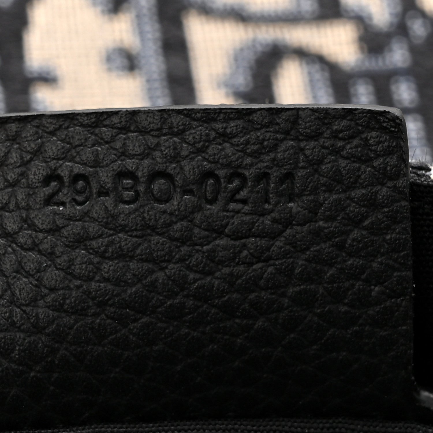 Christian Dior Grained Calfskin Oblique Saddle Messenger Black 7 of 11