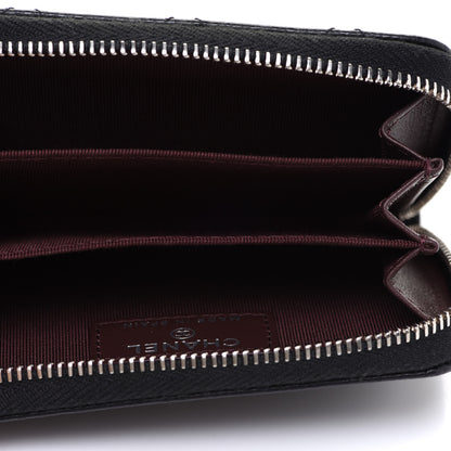 Chanel Caviar Quilted Zip Coin Purse Black 5 of 8