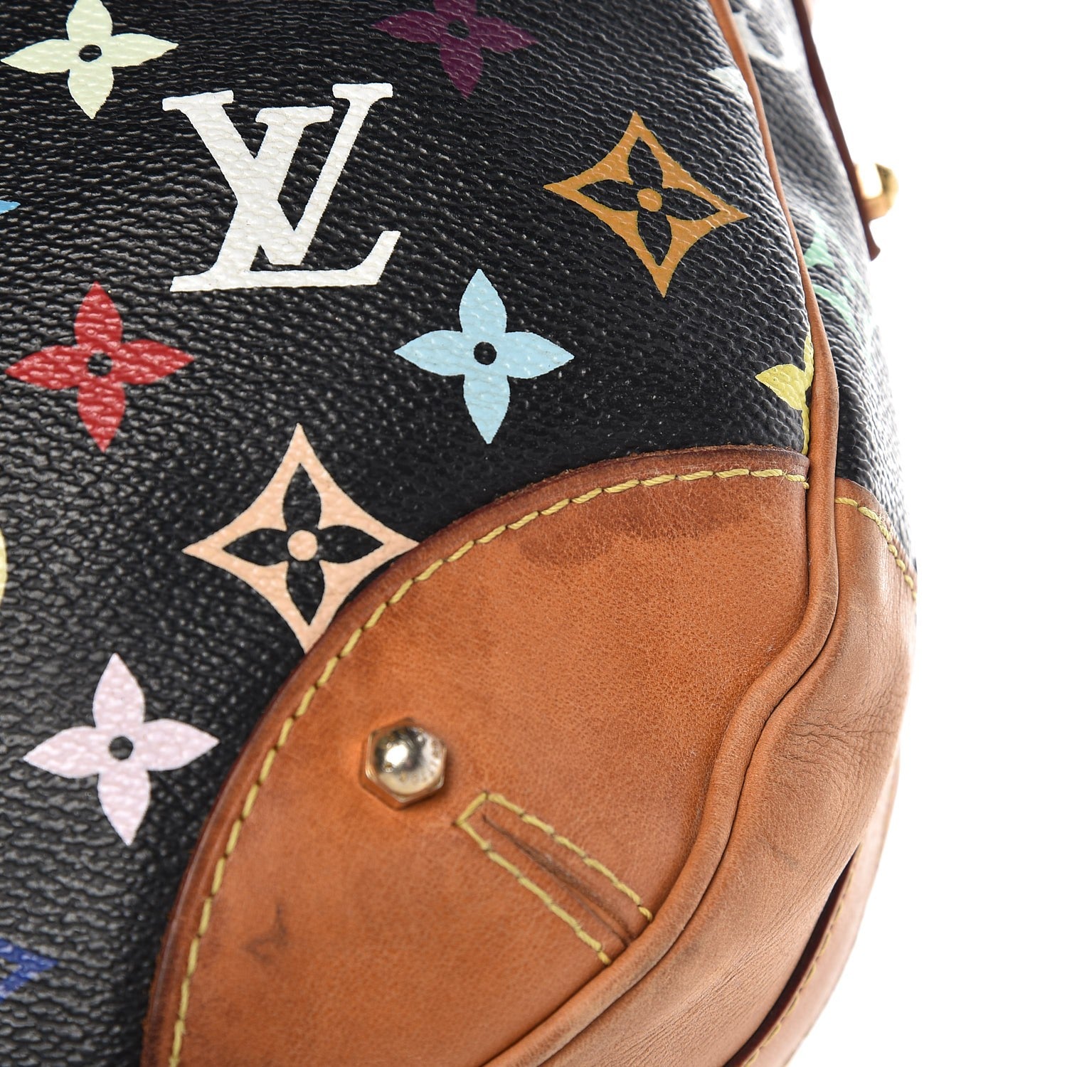 Louis Vuitton Monogram Multicolor Greta Black 6 of 12