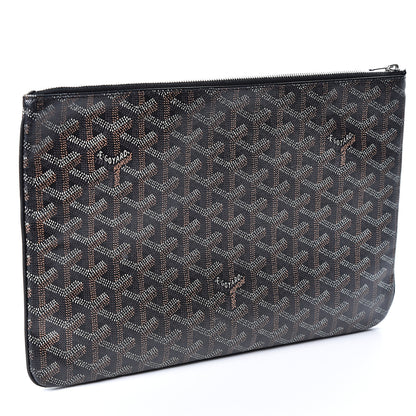 Goyard Goyardine Senat Pochette MM Black 2 of 8