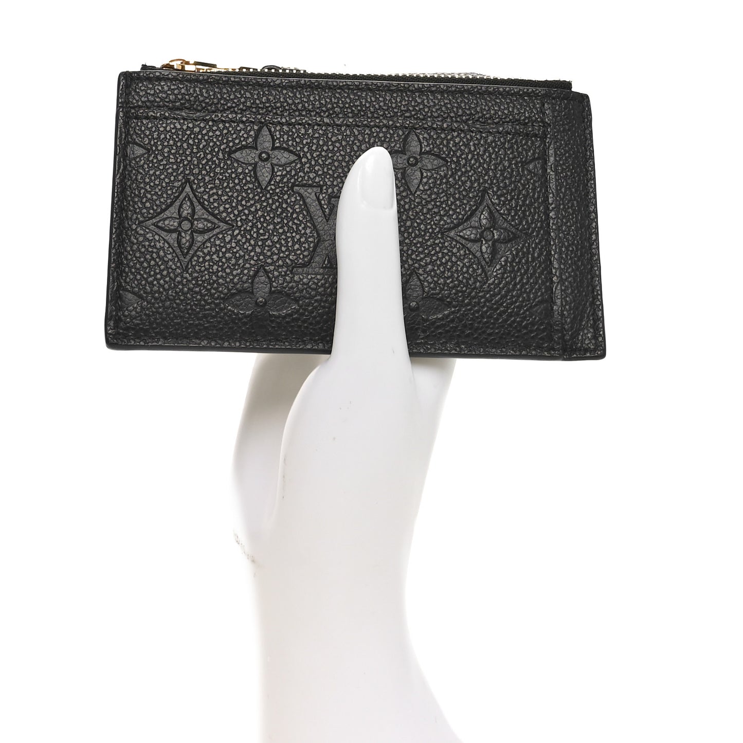 Empreinte Zipper Card Holder Black
