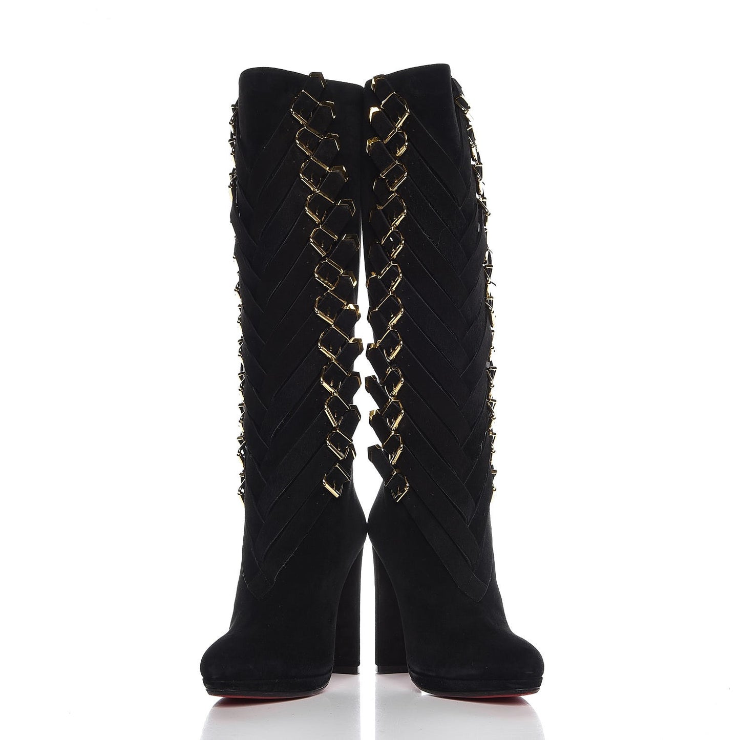 Suede Lady Troop 120 Tall Boots 39 Black