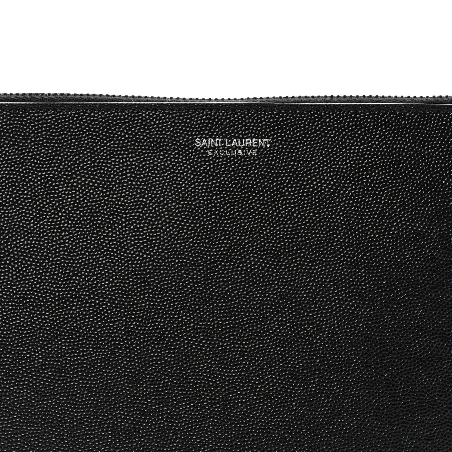 Saint Laurent Grain De Poudre Zipped Tablet Holder Black 8 of 8