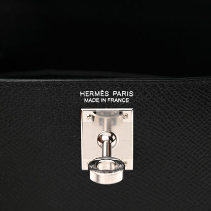 Hermes Epsom Mini Kelly Sellier 20 Black 7 of 13