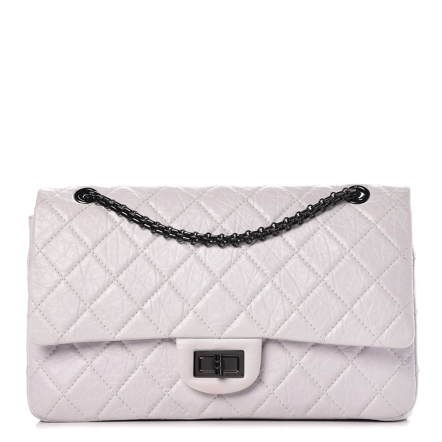 Chanel Aged Calfskin Quilted 2.55 Reissue 227 Flap White 1 of 13