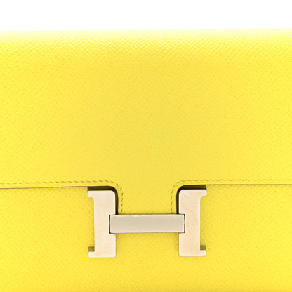 Hermes Epsom Constance Long Wallet Soufre 7 of 10