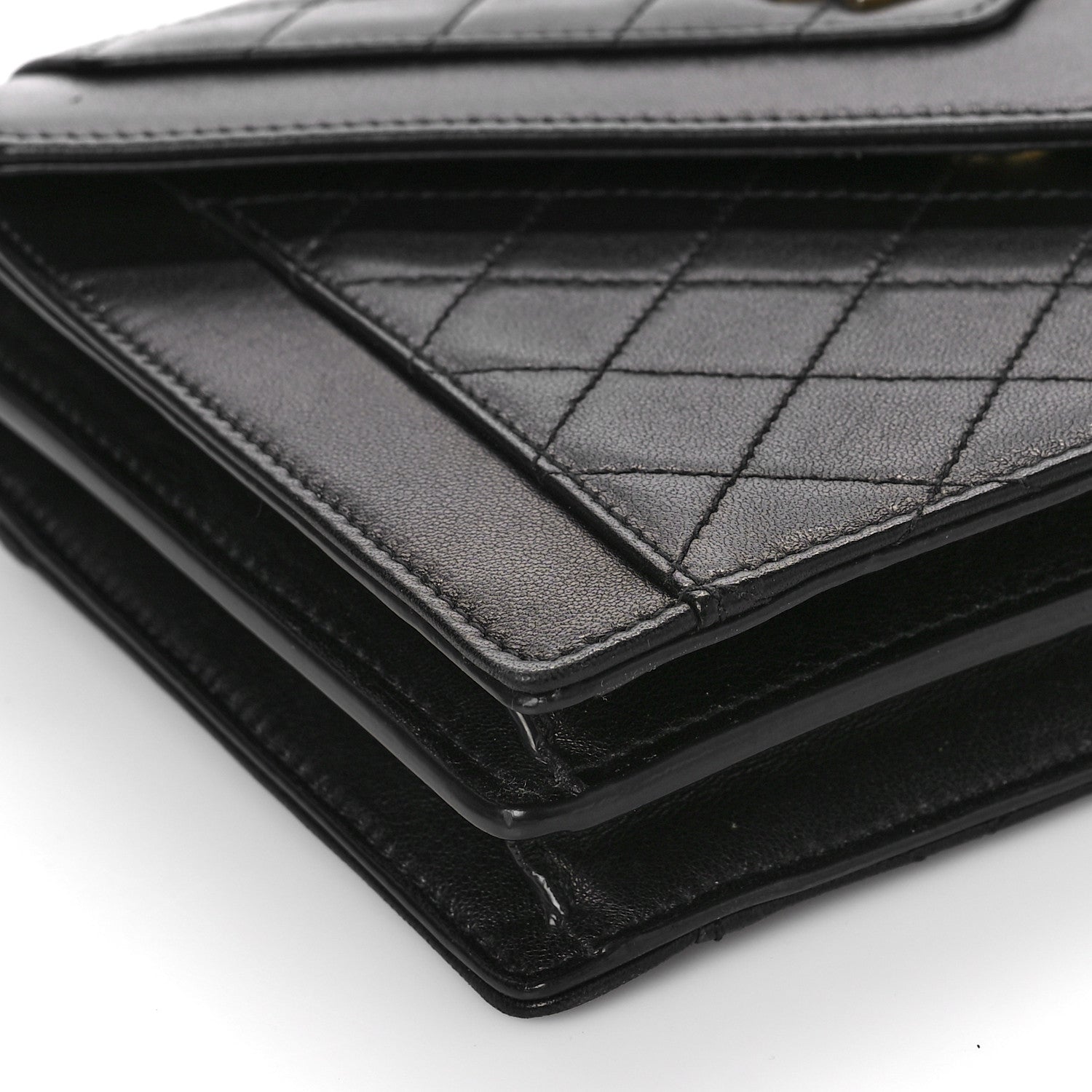 Saint Laurent Lambskin Quilted Mini Gaby Satchel Black 7 of 9