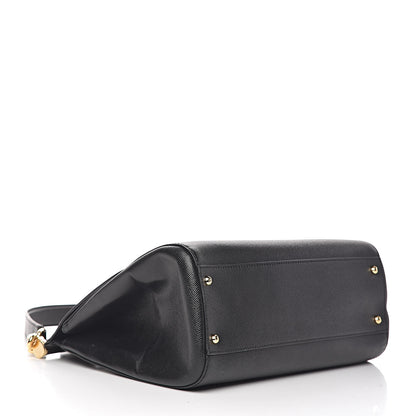 Dolce & Gabbana Dauphine Large Miss Sicily Satchel Black 4 of 19