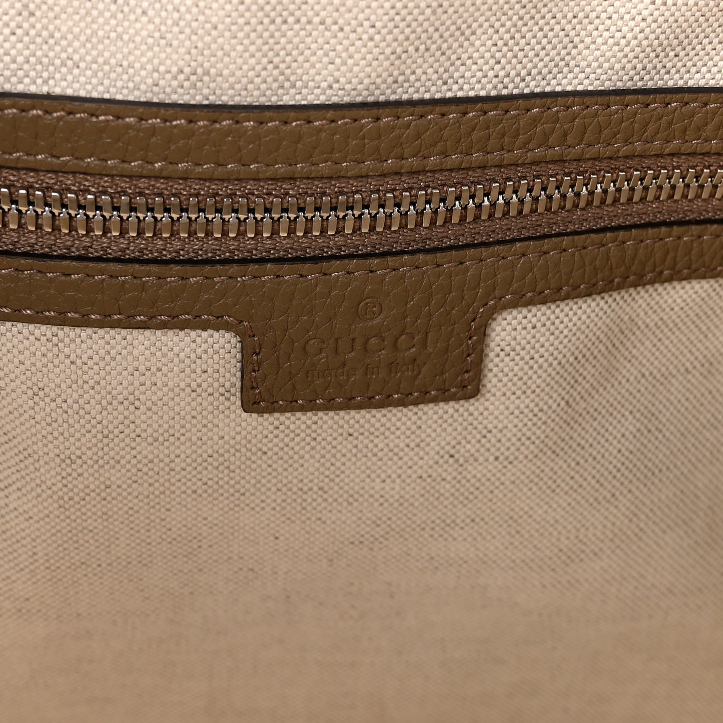 Piuma Calfskin Jumbo GG Embossed Large Duffle Bag Good Taupe