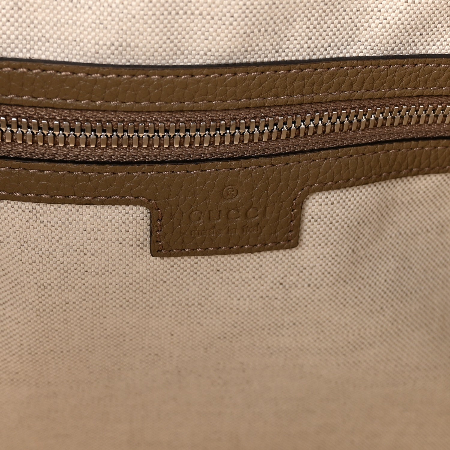 Gucci Piuma Calfskin Jumbo GG Embossed Large Duffle Bag Good Taupe 5 of 8