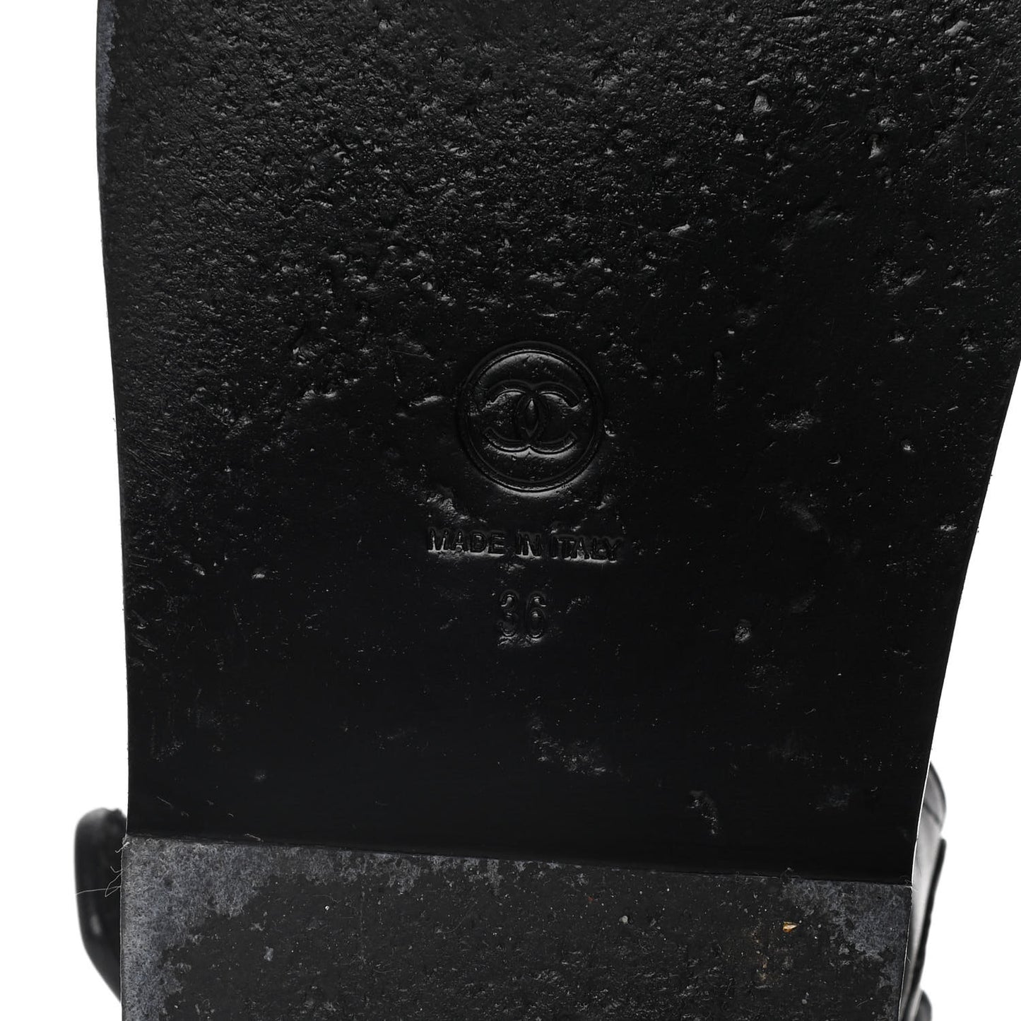 Lambskin Velcro Dad Sandals 36 Black