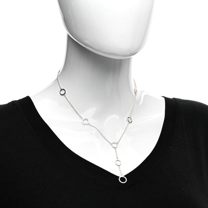 Tiffany Sterling Silver Circles Lariat Necklace 2 of 4