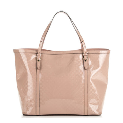 Gucci Patent Microguccissima Medium Nice Tote Dark Cipria 1 of 8