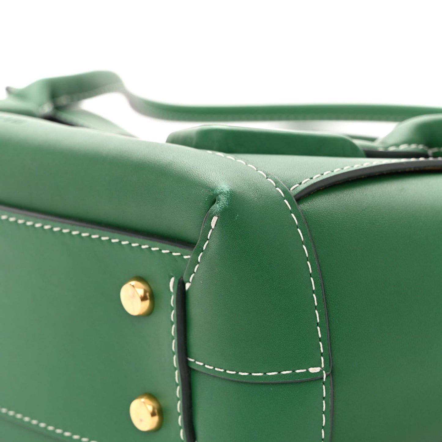French Calfskin Maxi Intrecciato Arco 33 Racing Green