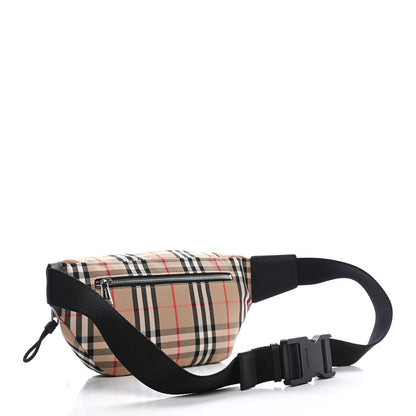 Burberry Bonded Cotton Vintage Check Medium Bum Bag Archive Beige 2 of 9