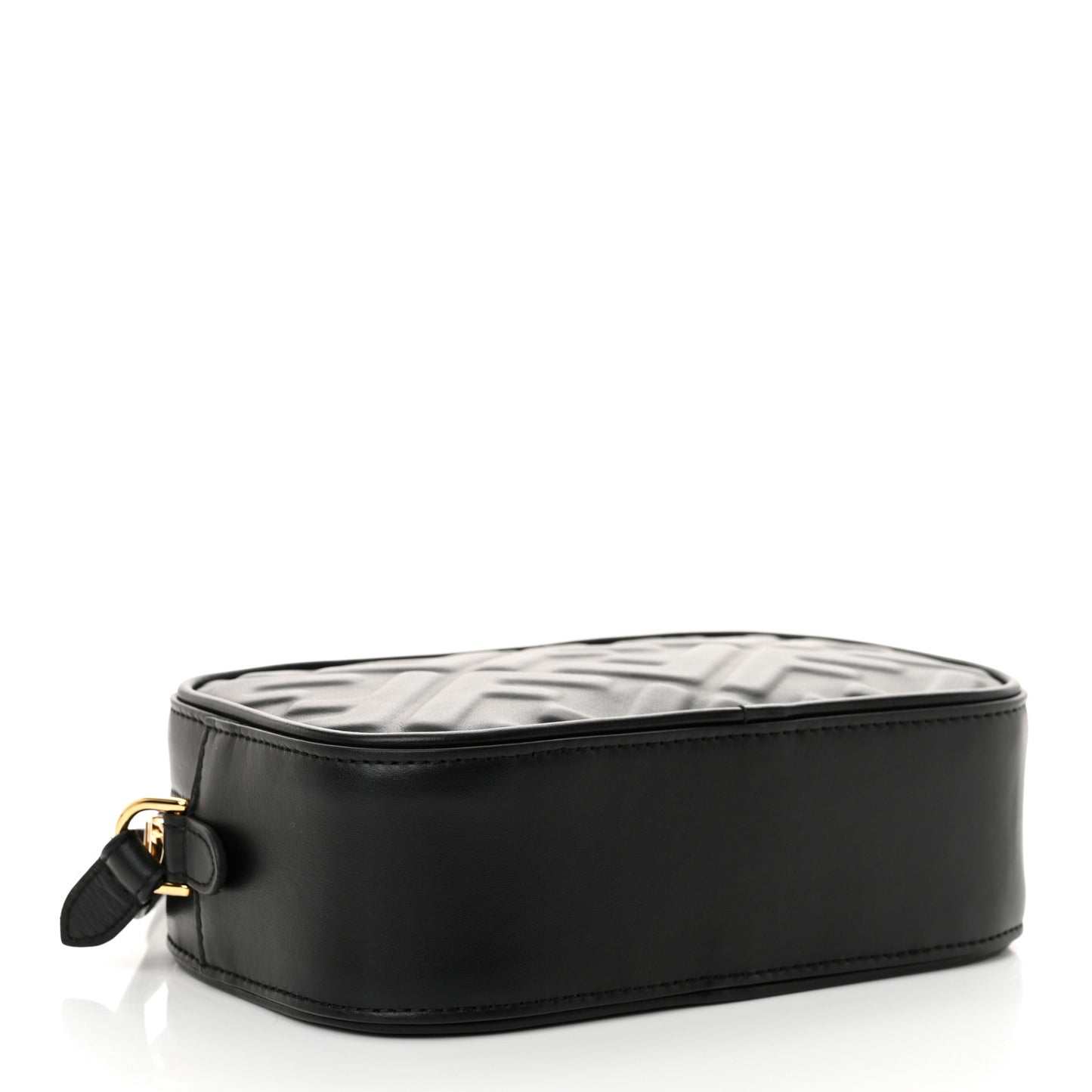 Vitello Epoque FF Embossed Camera Case Black