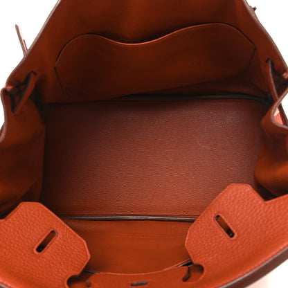 Hermes Taurillon Clemence Birkin 35 Brique 5 of 14