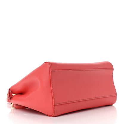 Fendi Nappa Mini Peekaboo Iconic Satchel Rosa Exstasy 4 of 10