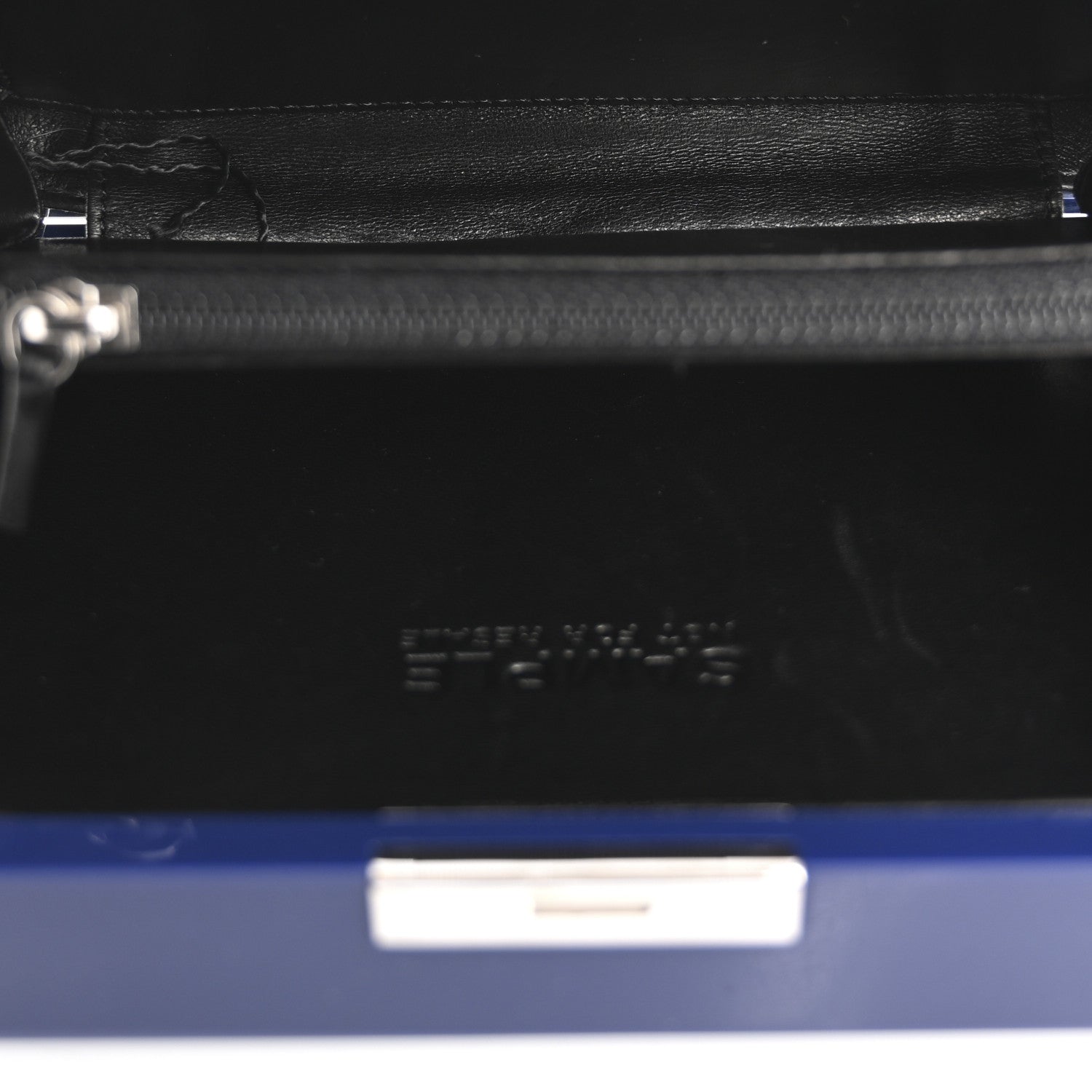 Chanel Plexiglass Boy Brick Lego Clutch Dark Blue 5 of 12
