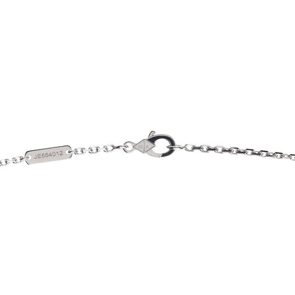 Van Cleef & Arpels 18K White Gold Mother of Pearl Magic Alhambra Pendant Necklace 4 of 9