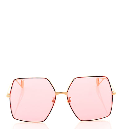 Gucci Square Frame GG0536S Sunglasses Gold 2 of 9